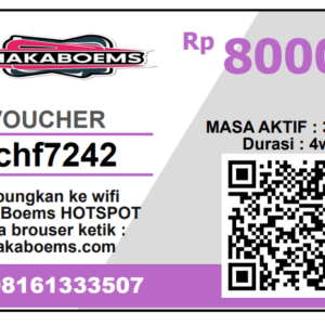 VOUCHER HOTSPOT 1 BULAN